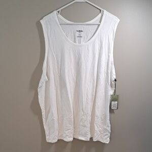 Goodfellow & Co White Oversized Muscle Tee